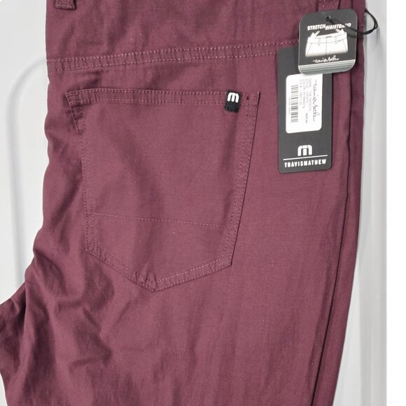 TravisMathew Other - NWT TRAVISMATHEW THE TRIFECTA GOLF SPORT PANTS "WINETASTING" 36X34 MSRP $125